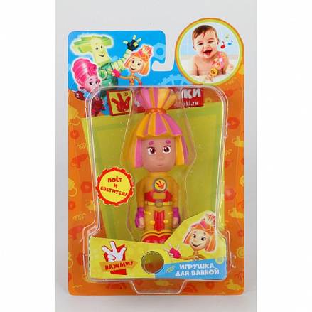 Игрушка для ванной Симка из серии Фиксики, свет и звук, русифицированная